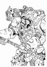 Warhammer sketch template