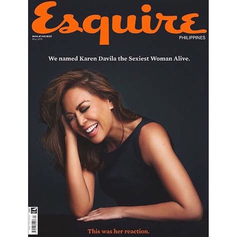 karen davila in esquire magazine preview