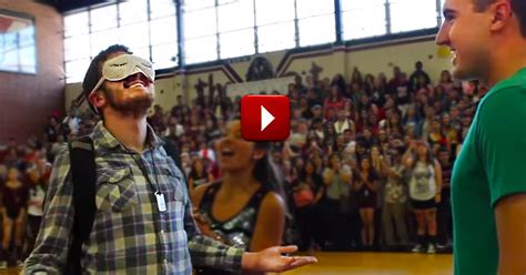navy sailor surprises brother for birthday at his school heartwarming video