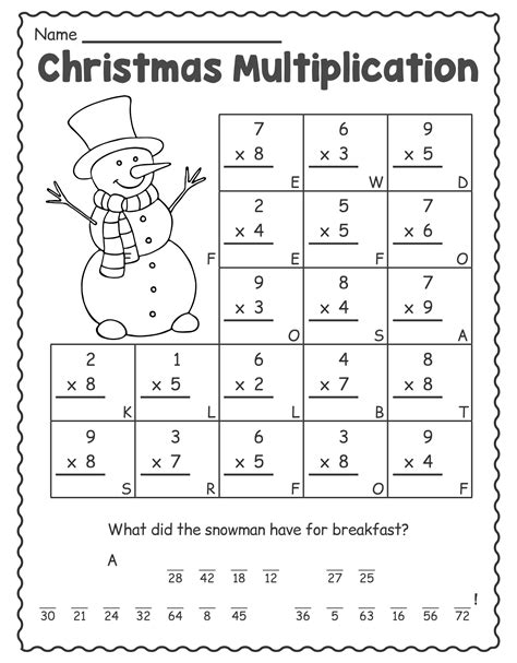 christmas math coloring pages   grade