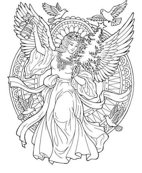coloringrocks angel coloring pages  christmas coloring pages