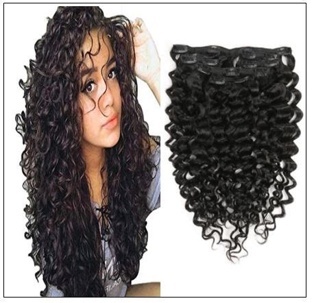 curly clip  extensions  unprocessed human virgin hair