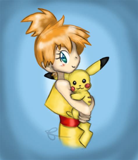 Misty And Pikachu By Chiuuchiuu On Deviantart