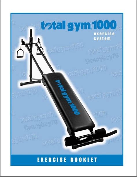 total gym  exercise booklet manual    amp charts total gym exercise gym