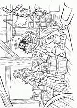 Coloring Pages Pirates Caribbean Adult sketch template