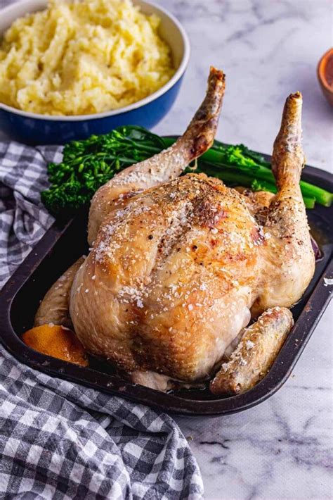 perfect roast chicken with rosemary lemon and garlic the cook report
