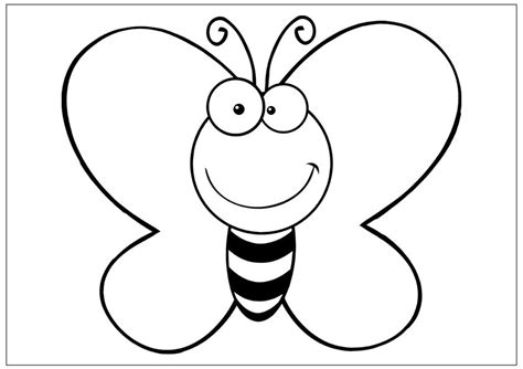 printable fun butterfly coloring pages  kids butterfly coloring