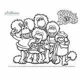 Coloring Pages Rock Fraggle Cartoon Girls Book 80s Cartoons Rocks Discover Kids Muppetcentral sketch template
