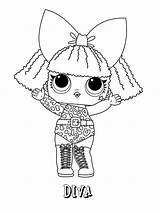 Lol Coloring Pages Print Color Surprise Doll Printable Sheets Dolls Unicorn Colouring Diva Girls Kids Series Read Choose Board Find sketch template