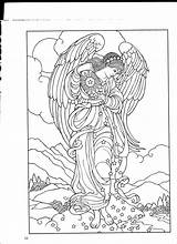 Coloring Pages Choose Board Angels Angel sketch template