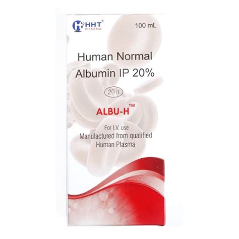 albu h injection human normal albumin injectables 100 ml prescription