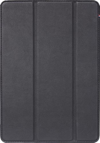 decoded leather slim cover apple ipad  book case zwart coolblue voor  morgen