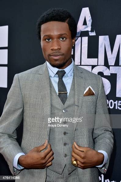 actor shameik moore attends the los angeles premiere of dope in