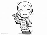 Coloring Chibi Pages Iron Man Hedbonstudios Kids Printable sketch template