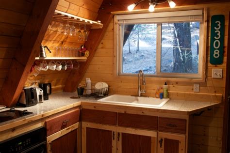 tiny  frame cabin   woods