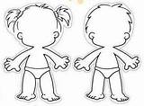 Body Outline Clipart Human Drawing Girl Parts Boy Kids Girls Humana Figura Line Clip Cliparts Getdrawings Kid Coloring Para Outlines sketch template