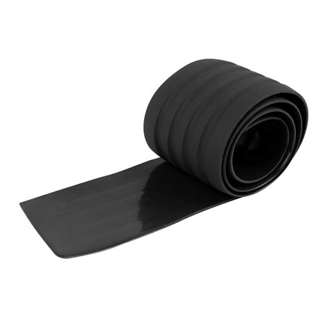 black auto car rear bumper protector rubber cover guard trim pad protective strip   cm