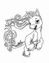 Unicorn Coloring Pages Printable Happy Kids Categories Animals sketch template