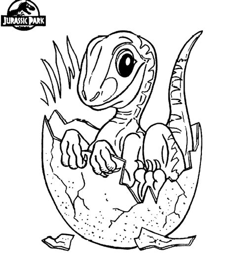 jurassic park  rex colouring pages coloring home