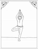 Yoga Coloring Kids Pages Poses Pose Tree Storytime Asana Printable Color Getcolorings Vrksasana Popular Books Print sketch template