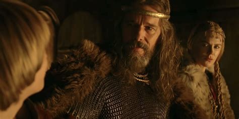 the northman deleted scene features ethan hawke waxing poetic after war