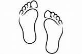 Feet Drawing Line Clipart Foot Webstockreview Clipground sketch template