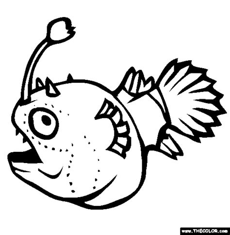baby fish pages coloring pages