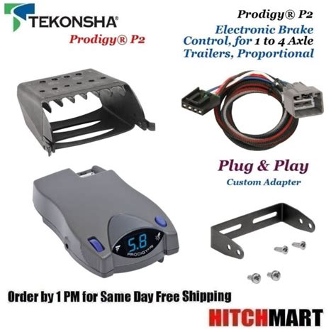 prodigy p trailer brake control adapter    ram     ebay