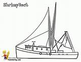 Boat sketch template