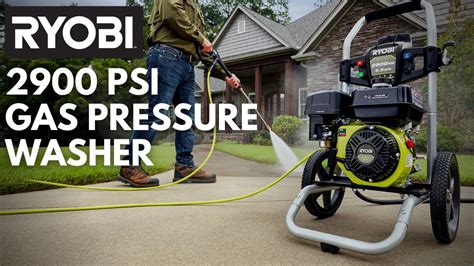 ryobi  psi gas pressure washer youtube