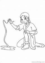 Avatar Coloring Katara Airbender Pages Last Girl Book Info Printables Print Aang Books Coloriage Xcolorings Printable Downloads Noncommercial Individual Use sketch template