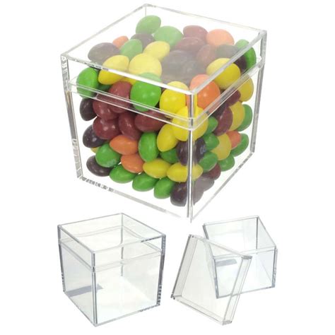 clear candy boxes