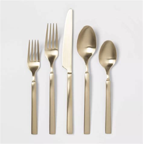 project  pc stainless steel silverware set