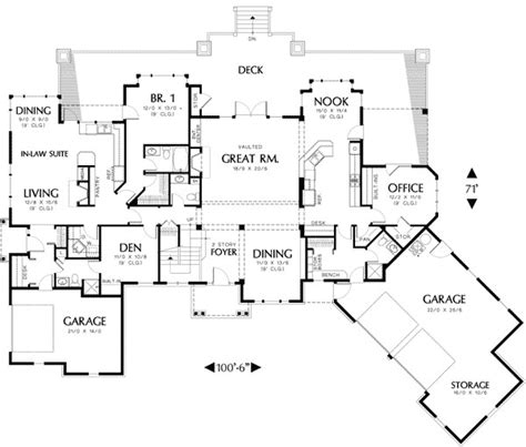 home floor plans  inlaw suite plougonvercom