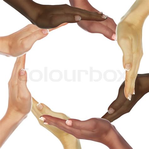 Picture Of Human Hands Of Persons Of Different Races