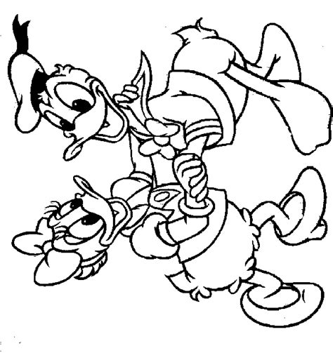 kleurplatendonald duck linkietheo