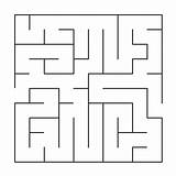 Easy Maze Kids Mazes Puzzle Fun Puzzles Coloring Pages Doolhof Puzzels Votes sketch template