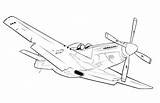 Mustang 51 Coloring Pages Ford Plane Gt Drawing War Aircraft Color Getcolorings Getdrawings Template sketch template