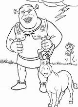 Shrek Coloring Pages Coloriage sketch template