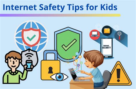internet safety tips  kids create learn