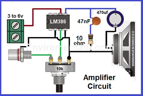 simple audio amplifier basic electronic circuits electronic schematics electronic circuit