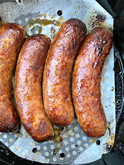 Quick and Easy Air Fryer Sausage + {VIDEO} | Air fryer