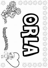 Orla Coloring Pages Hellokids Print Color Online Girls sketch template