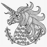 Unicornios Unicornio sketch template