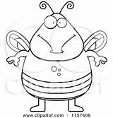 Cartoon Chubby Fly Clipart Cory Thoman Outlined Coloring Vector 2021 sketch template