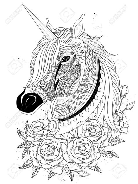 adult coloring page unicorn   unicorn coloring pages horse
