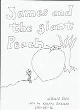 Peach James Giant Coloring Pages Colouring Deviantart Print Search Coloringhome Downloads Popular sketch template