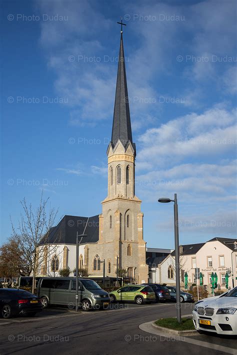 church  bertrange stock images luxembourg