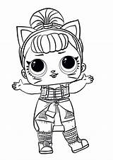 Lol Surprise Coloring Pages Doll Dolls Hairgoals Troublemaker sketch template