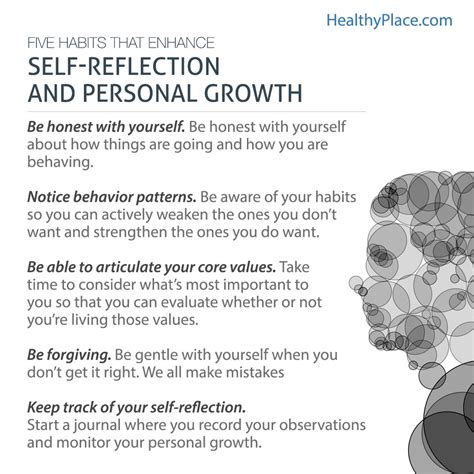 tips   reflection  personal growth healthyplace